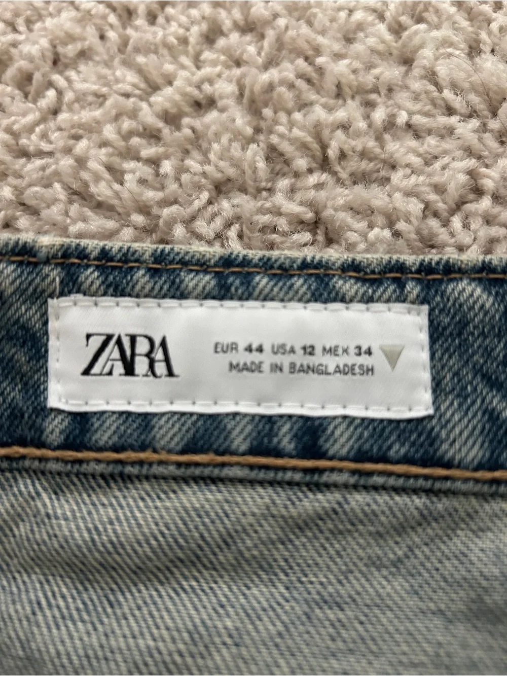 Zara Denim Shorts - Faded Blue